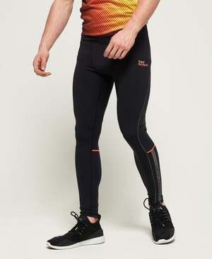 Superdry Active Leggings Férfi Nadrág Fekete | COVIB1287